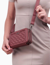 CROSSBODY - PENĚŽENKA / Akyra Dusty Pink
