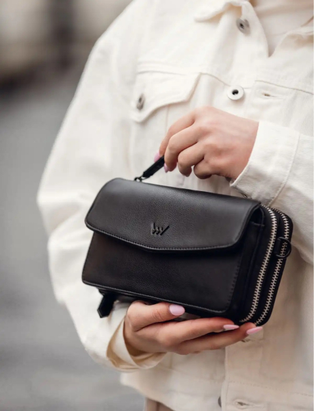 CROSSBODY - PENĚŽENKA / Moana Black